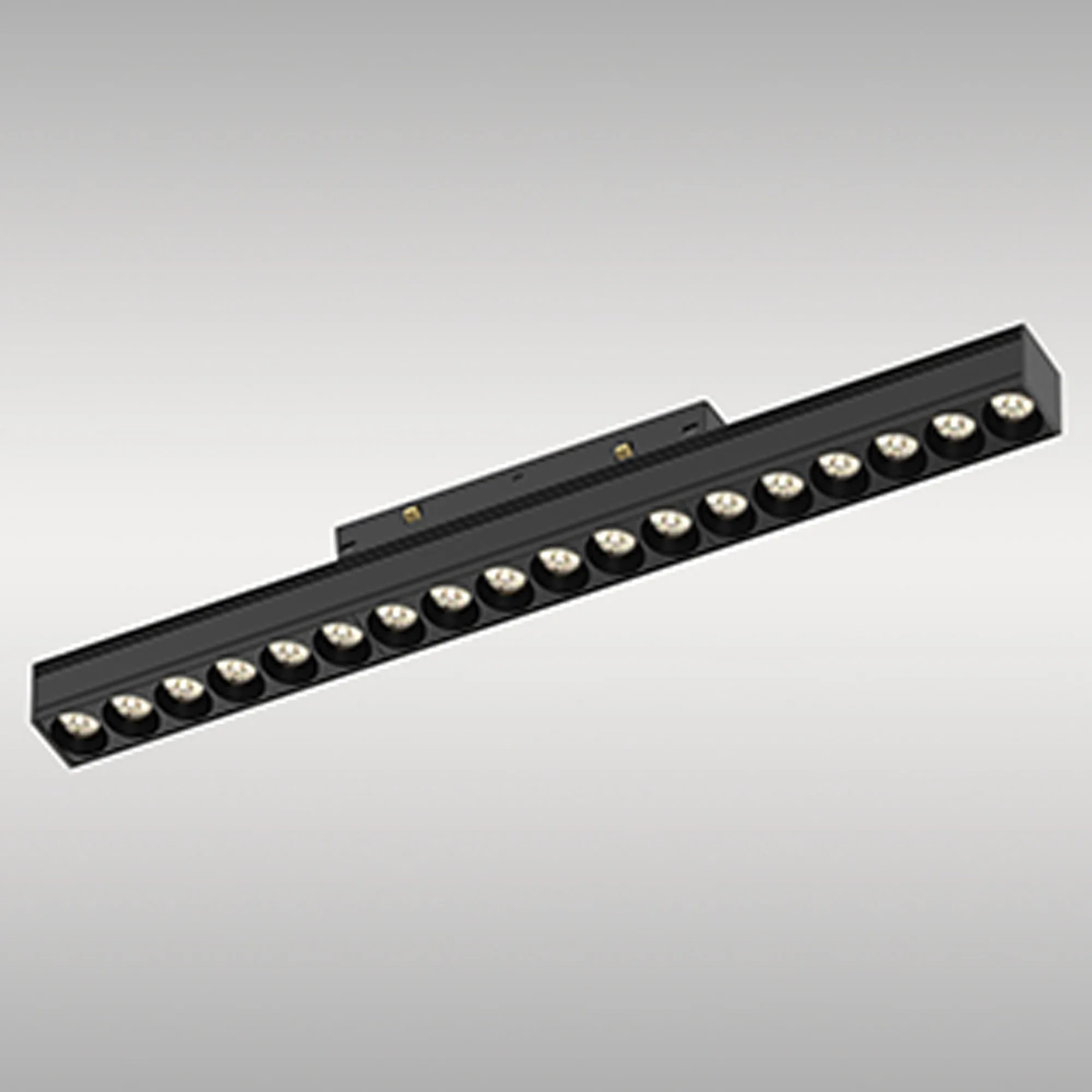 Magneto Dimmable Black Tracks Luminaires Mantra Fusion Track Fitting 16-29W